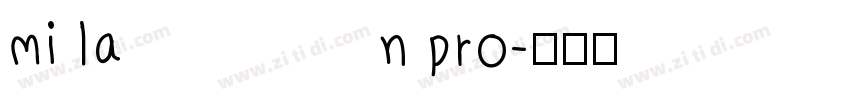 mi lan pro字体转换